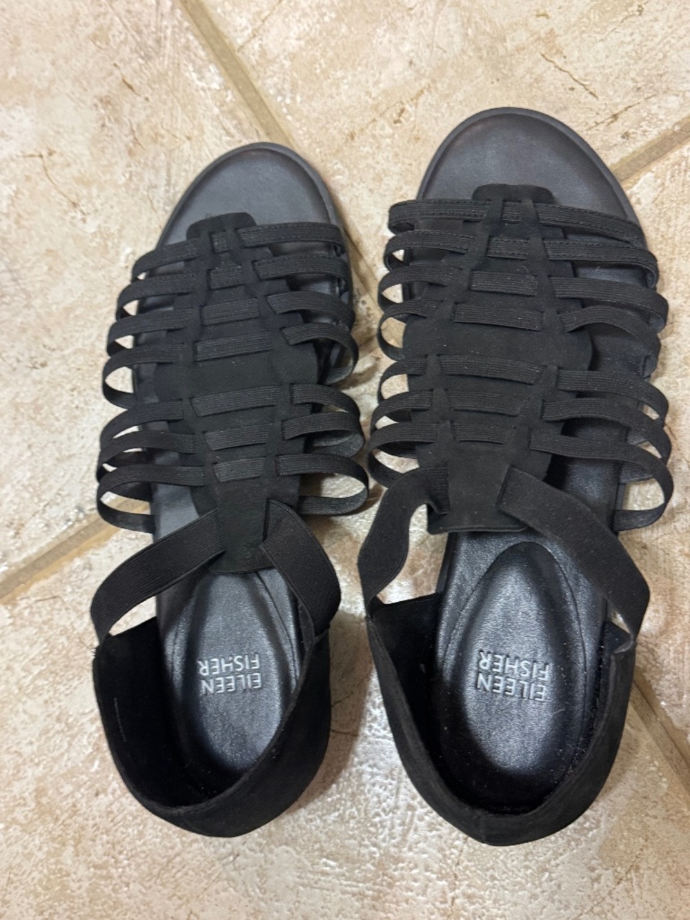 Eileen Fisher Rato Stretch Slip-On Fisherman Sandals